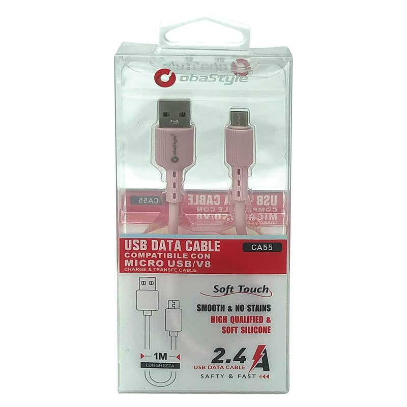 OBASTYLE USB Data Cable Compatibile Con Micro USB/V8