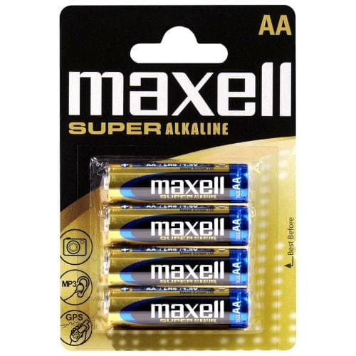 MAXELL super alkaline batterie stilo "AA", 4PZ