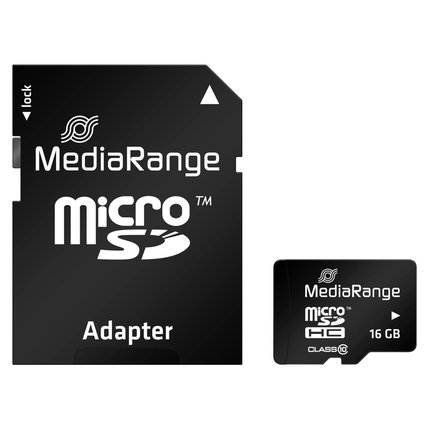 MediaRange MicroSD HC 16GB con adattarore