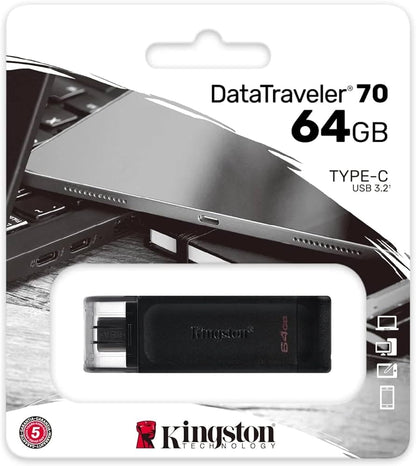 KINGSTON DataTraveler70 type-c - 32GB/64GB