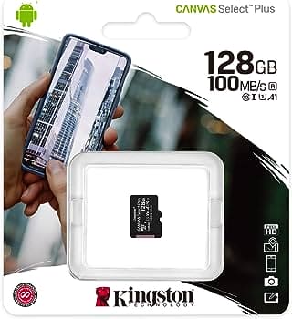 KINGSTON MicroSD Canvas Select Plus da 32/64/128GB  con o senza Adattatore SD