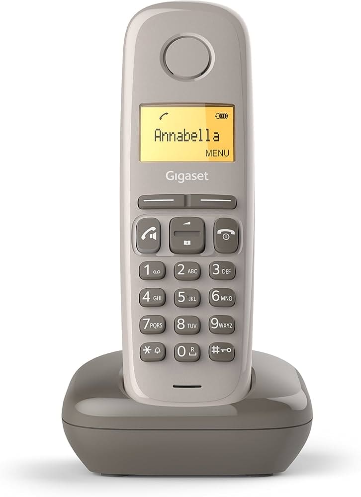 GIGASET A270 CORDLESS DECT RUBRICA 80 VOCI VIVAVOCE COLORE GRIGIO