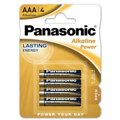 Panasonic "AAA" Alkaline Batterie, 4 PZ