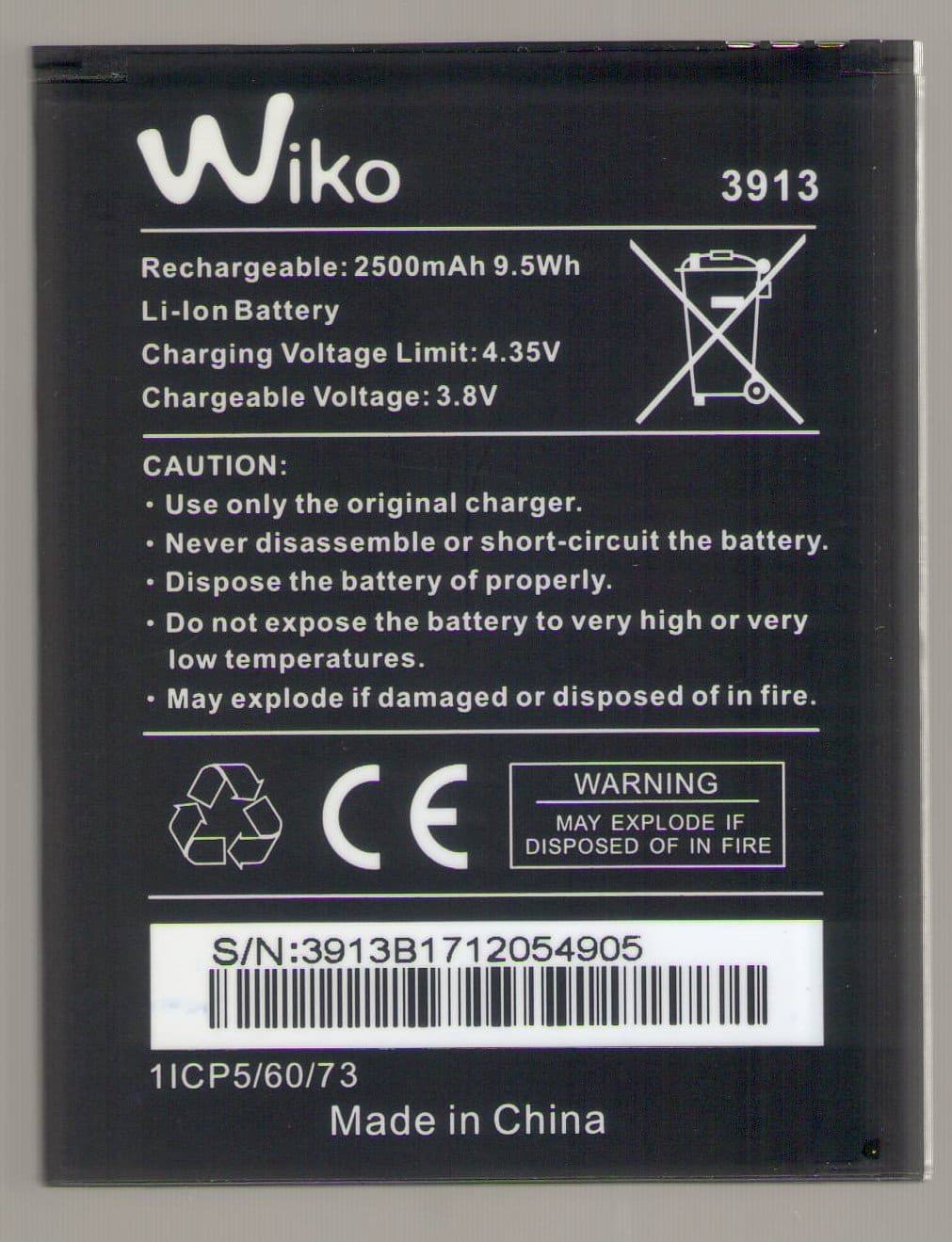 BATTERIE PER WIKO LENNY 4/JERRY 2/ROBBY/HARRY/LENNY 4 PLUS