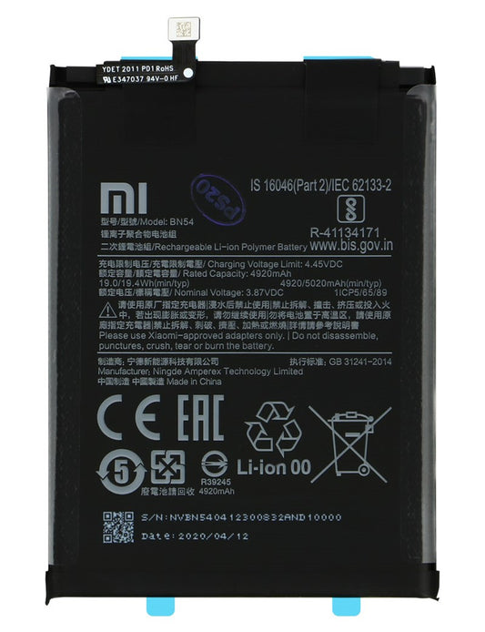 BATTERIE PER XIAOMI REDMI 9/REDMI NOTE 9