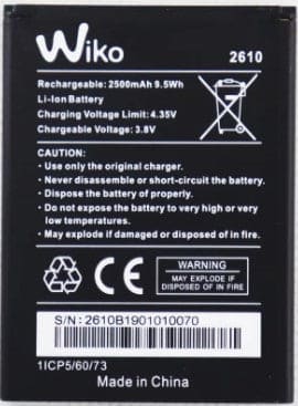 BATTERIE PER WIKO SUNNY 2 PLUS