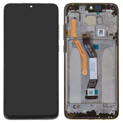 Display per XIAOMI REDMI NOTE 8 Pro SERVICE PACK Originale Nero