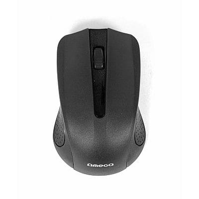 OMEGA Mouse per PC / Notebook - Ottico 1000 DPI con Filo Nero