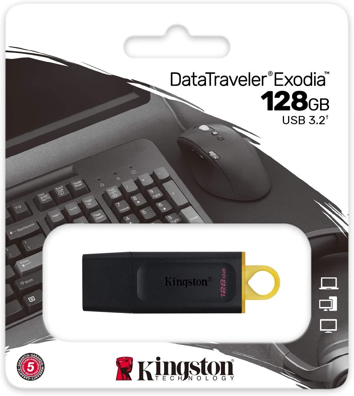 KINGSTON DataTraveler Exodia 128GB Flash Drive USB 3.2