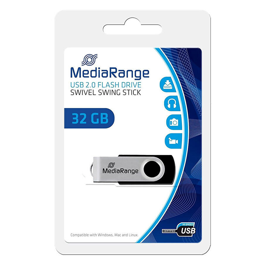 MEDIARANGE USB 2.0 FLASH DRIVE 32GB