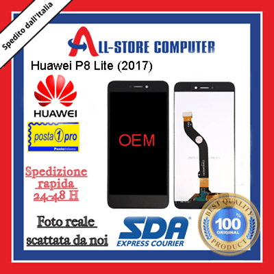 Display per HUAWEI PER P8 LITE (2017) OEM Nero