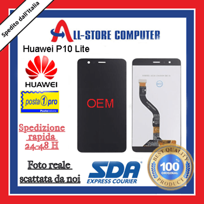 Display per HUAWEI PER P10 LITE OEM Nero