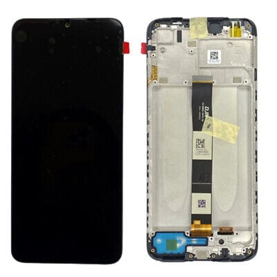 Display per XIAOMI PER REDMI 9A/9C/9AT/10A SERVICE PACK Originale Nero