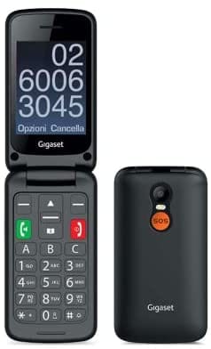 GIGASET GL590 BLACK EASY PHONE CLAMSHELL 2.8" DUAL SIM