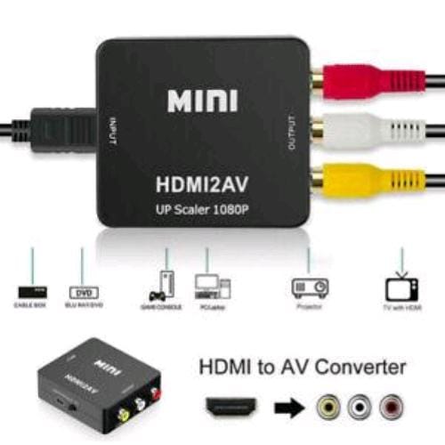 Convertitore Mini da RCA a HDMI, Adattatore RCA HDMI - All-Store Computer