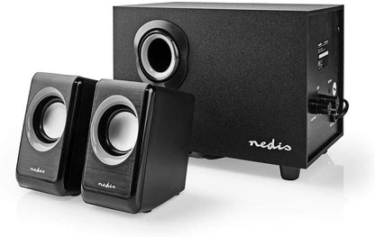 NEDIS Altoparlante per PC - 33 W - Connettore da 3.5 mm - Alimentazione USB - Nero - All-Store Computer