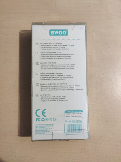 BWOO Caricabatterie Compatto USB MAX 2.4A - All-Store Computer