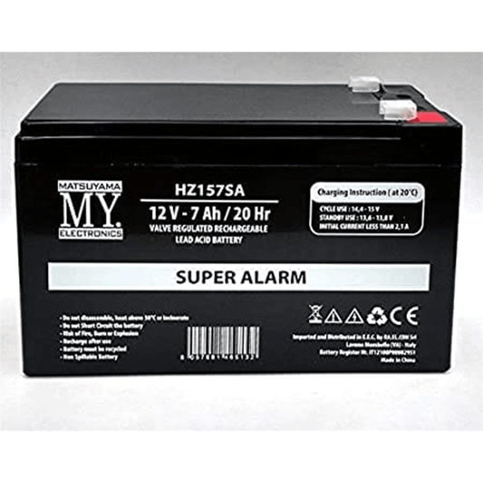 MATSUYAMA Batteria ricaricabile al piombo 12V - 7 Ah/12V  9Ah 12V  2.3Ah (Vari Formati)