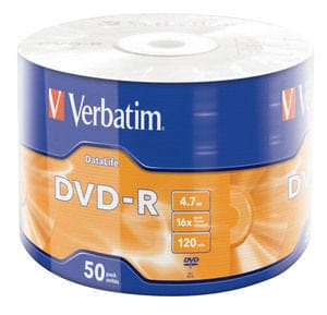 DVD-R 16X MATT SILVER 50pz