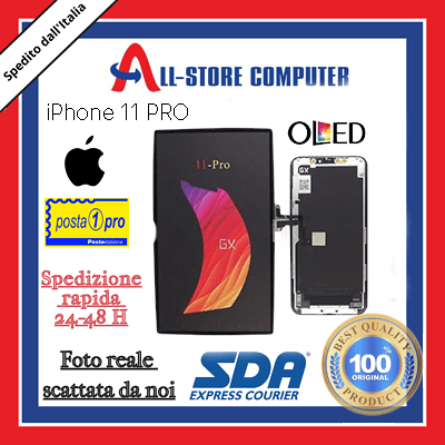 Display per iPhone 11 PRO GX HARD OLED Originale Nero