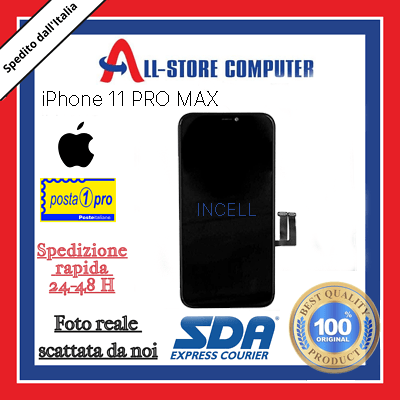 Display per iPhone 11 PRO MAX INCELL Originale Nero