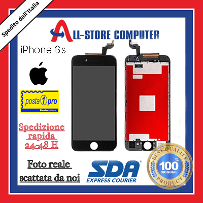 Display per iPhone 6S Touch Screen LCD Bianco/Nero - All-Store Computer