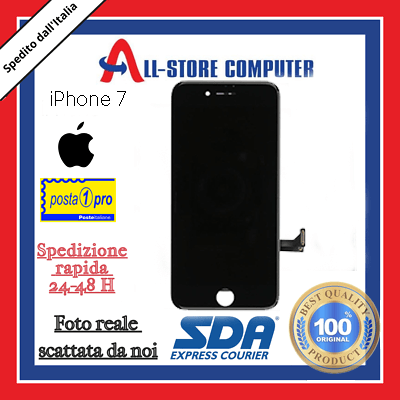 Display per iPhone 7 Touch Screen LCD Bianco/Nero - All-Store Computer