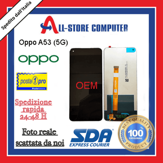 Display per OPPO A53 5G OEM Nero