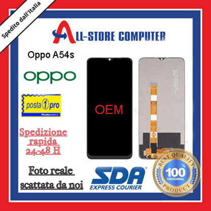 Display per OPPO A54s OEM Nero