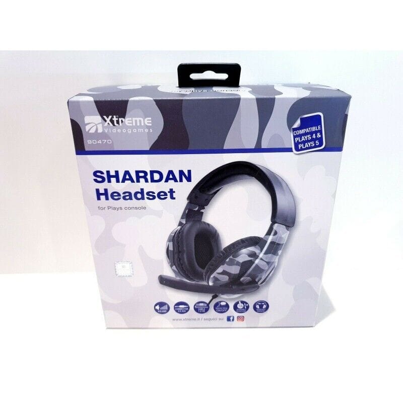 XTREME SHARDAN HEADSET grigio militare