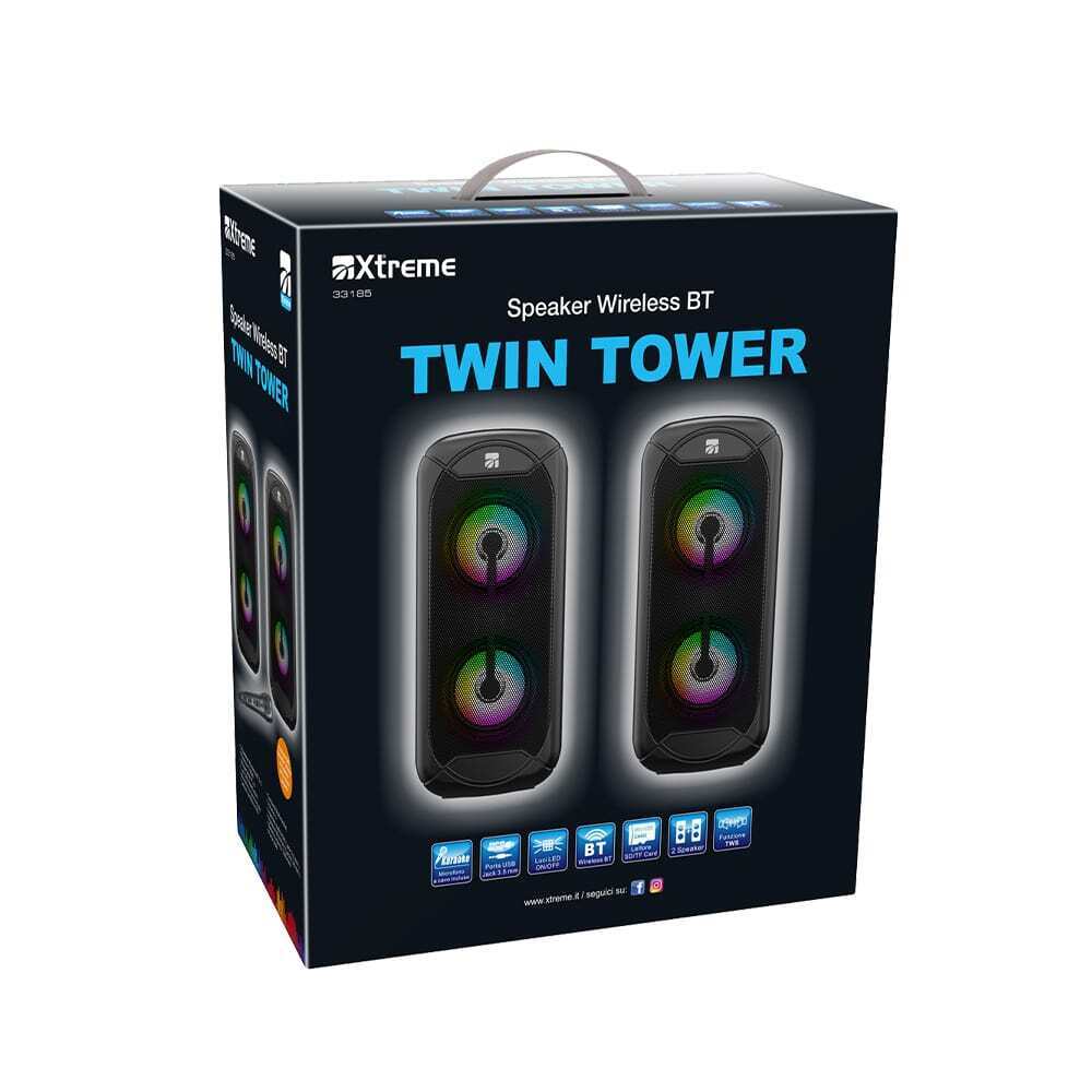 XTREME twin tower speaker wireless BT