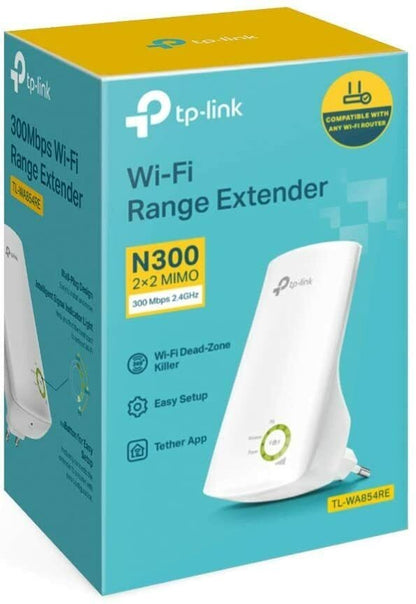 TP-LINK RIPETITORE WIRELESS TL-WA854RE N300 WI-FI RANGE EXTENDER 2,4Ghz. 300Mbps